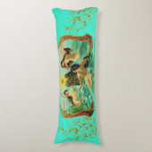 "Mermaid Holiday" Seitenschläferkissen (Vorderseite Vertikal)