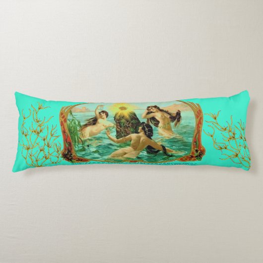 "Mermaid Holiday" Seitenschläferkissen (Vorderseite)