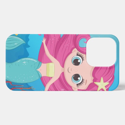 Mermaid I iPhone 13 Pro Slim Fit Case, Glossy iPhone Hülle (Rückseite (Horizontal))