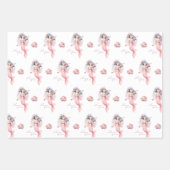 Mermaid I Liebe You Wrapping Paper Set Geschenkpapier Set (Vorderseite 3)