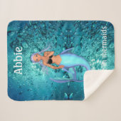 Mermaid - Ich glaube an Mermaids Sherpadecke (Vorderseite (Horizontal))