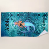 Mermaid - Ich glaube an Mermaids Strandtuch (Vorderseite)