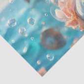 Mermaid Icy Blue - Pirates Cove Schnitt Seidenpapier (Ausschnitt)