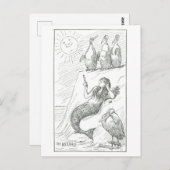Mermaid Illustration von Frederick Stuart Church Postkarte (Vorne/Hinten)