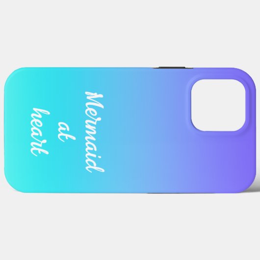 Mermaid im Fall Heart Gradient Case-Mate iPhone Hülle (Rückseite (Horizontal))