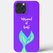 Mermaid im Heart Lila Case-Mate iPhone Case (Rückseite)