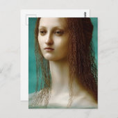 Mermaid im Renaissancestil Postkarte (Vorne/Hinten)