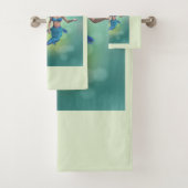 Mermaid in Blue Badhandtuch Set (Insitu)