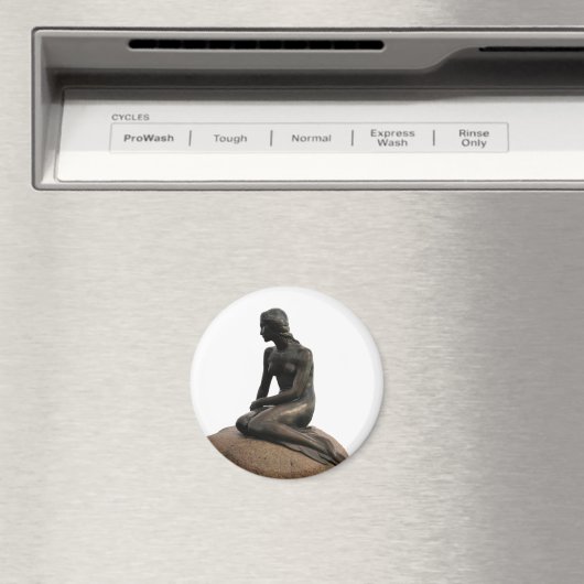 Mermaid in Dänemark Magnet (In Situ (Geschirrspüler))