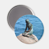 Mermaid in Dänemark Magnet (Vorderseite/Rückseite)