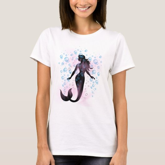 Mermaid in Soft Tides T-Shirt (Vorderseite)
