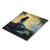 Mermaid in the Cove Painting Fliese (Seite)