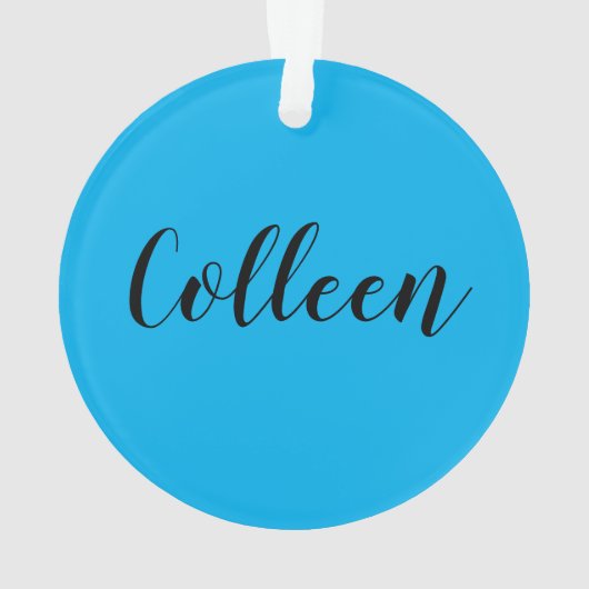 Mermaid in Training Anpassen mit Ihrem eigenen Nam Ornament (Rückseite)