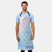 Mermaid Individuelle Name  Schürze (Getragen)