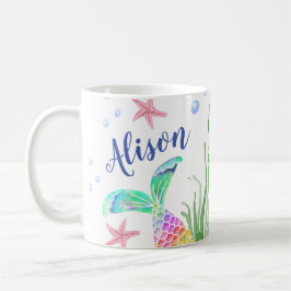 Mermaid Individuelle Name Tasse