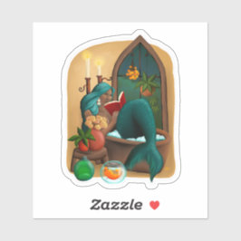 Mermaid Inna Tub Aufkleber