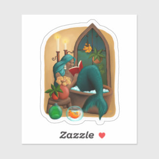 Mermaid Inna Tub Aufkleber