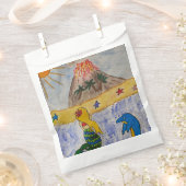 Mermaid-Insel Geschenktütchen (Ausgeschnitten)