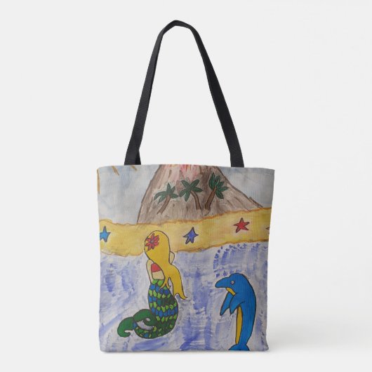 Mermaid-Insel Tasche (Rückseite)