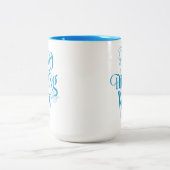 Mermaid Inspiriert Blue Tasse (Mittel)