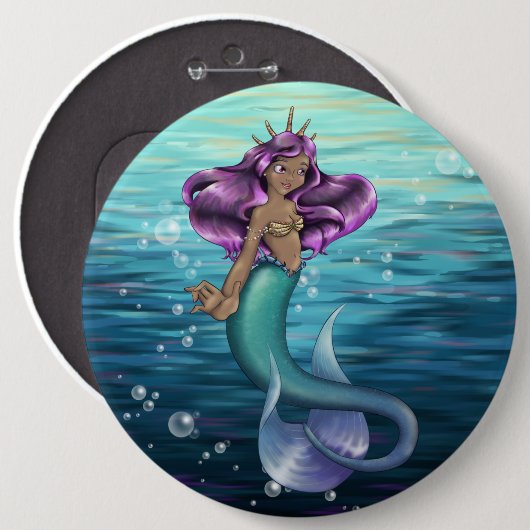 Mermaid Iole Button (Vorne & Hinten)