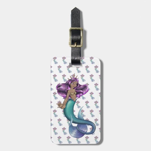 Mermaid Iole Gepäckanhänger (Vorderseite vertikal)