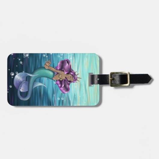 Mermaid Iole Gepäckanhänger (Vorderseite horizontal)