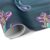 Mermaid Iole Geschenkpapier (Rolleneckpunkt)