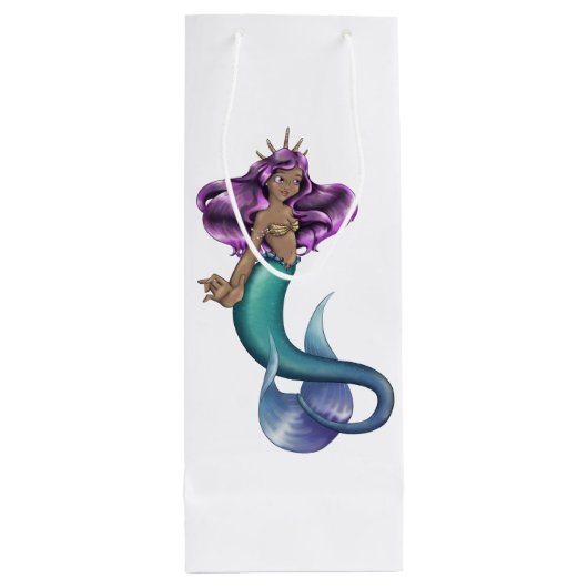 Mermaid Iole Geschenktüte Für Weinflaschen (Rückseite)