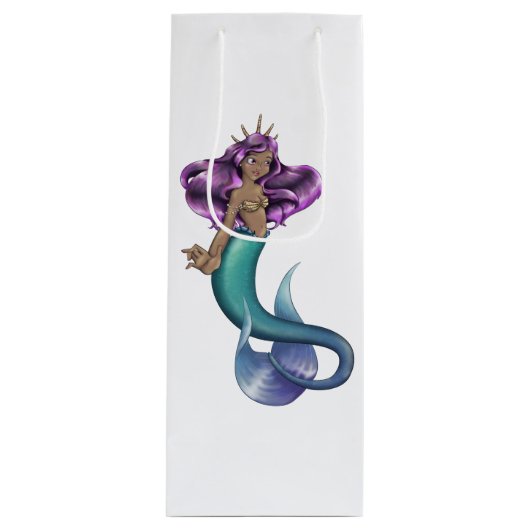 Mermaid Iole Geschenktüte Für Weinflaschen (Vorderseite)