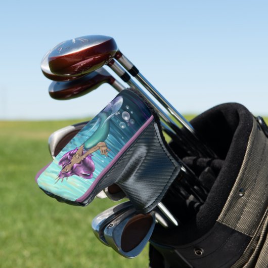 Mermaid Iole Golf Headcover (In Situ)