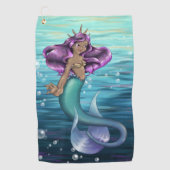 Mermaid Iole Golfhandtuch (Vorderseite)