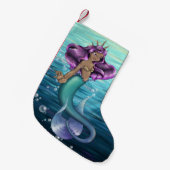 Mermaid Iole Kleiner Weihnachtsstrumpf (Vorderansicht (hängend))