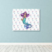 Mermaid Iole Leinwanddruck (Insitu (Holzboden))