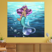 Mermaid Iole Leinwanddruck (Insitu (Wohnzimmer))