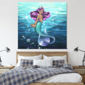 Mermaid Iole Leinwanddruck (Insitu (Schlafzimmer))
