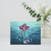 Mermaid Iole Postkarte (Stehend Vorderseite)