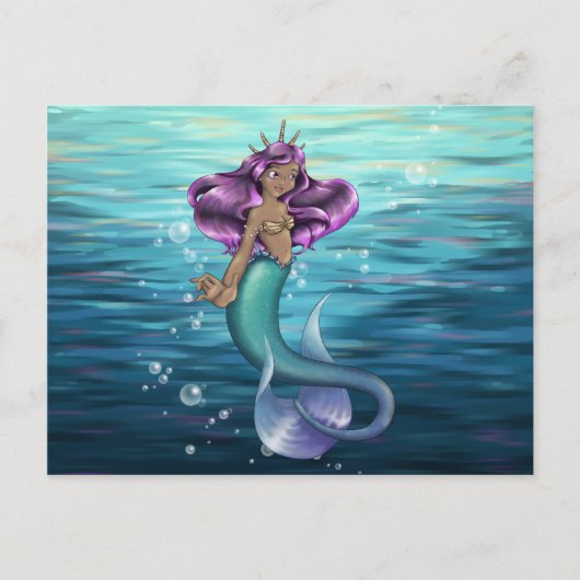 Mermaid Iole Postkarte (Vorderseite)