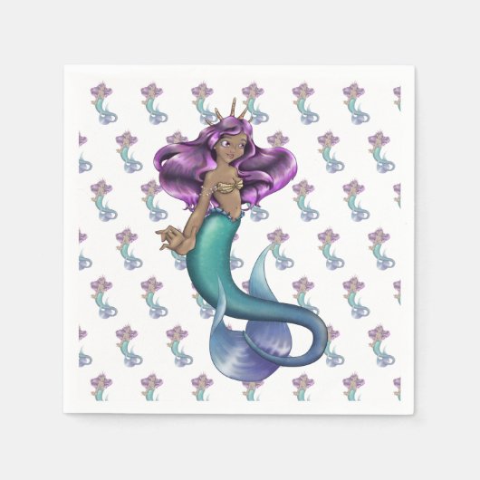 Mermaid Iole Serviette (Vorderseite)