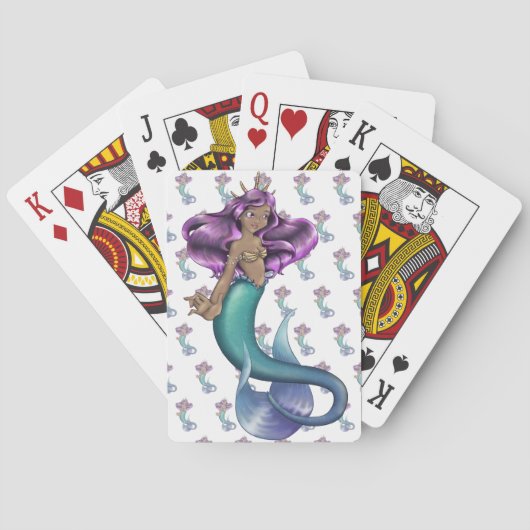 Mermaid Iole Spielkarten (Rückseite)