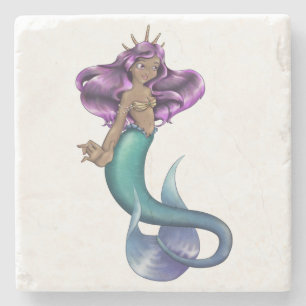 Mermaid Iole Steinuntersetzer