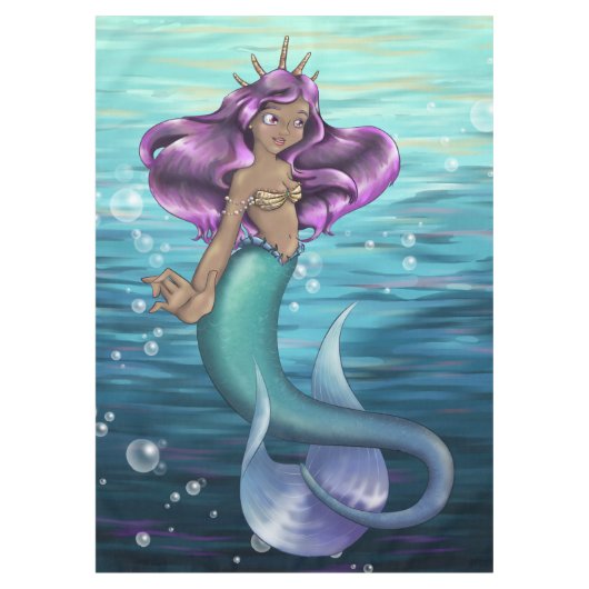 Mermaid Iole Tischdecke (Vorderseite)
