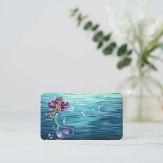 Mermaid Iole Visitenkarte (Stehend Vorderseite)