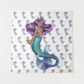 Mermaid Iole Wandteppich (Vorderseite)