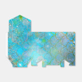 Mermaid Iridescent Pearl Shimmer Geburtstagspartei Geschenkschachtel (Ungefaltet)