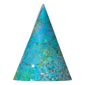 Mermaid Iridescent Pearl Shimmer Geburtstagspartei Partyhütchen (Links)