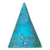 Mermaid Iridescent Pearl Shimmer Geburtstagspartei Partyhütchen (Rechts)