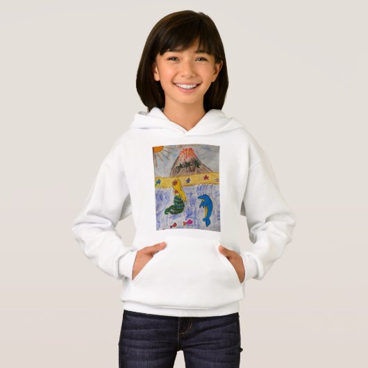 Mermaid Island Hoodie (Vorne ganz)