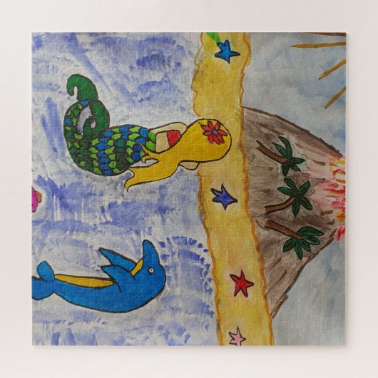 Mermaid Island Jigsaw Puzzle (Horizontal)