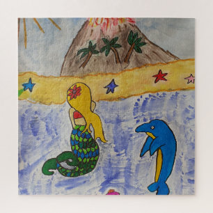 Mermaid Island Jigsaw Puzzle